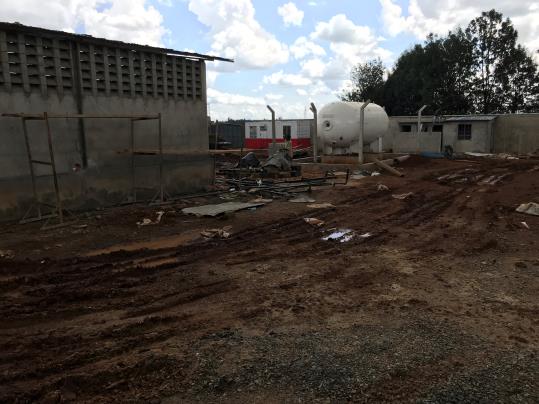 Industrial perimeter and LPG-site construction works