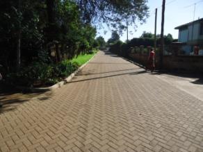 Completed two-kilometre cabro access road
